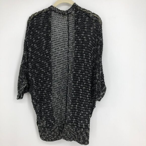 Staring at Stars charcoal grey marled cardigan open style size S - Picture 4 of 12